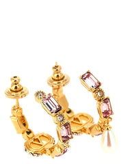 Valentino Garavani Gold Brass Earrings - One Size