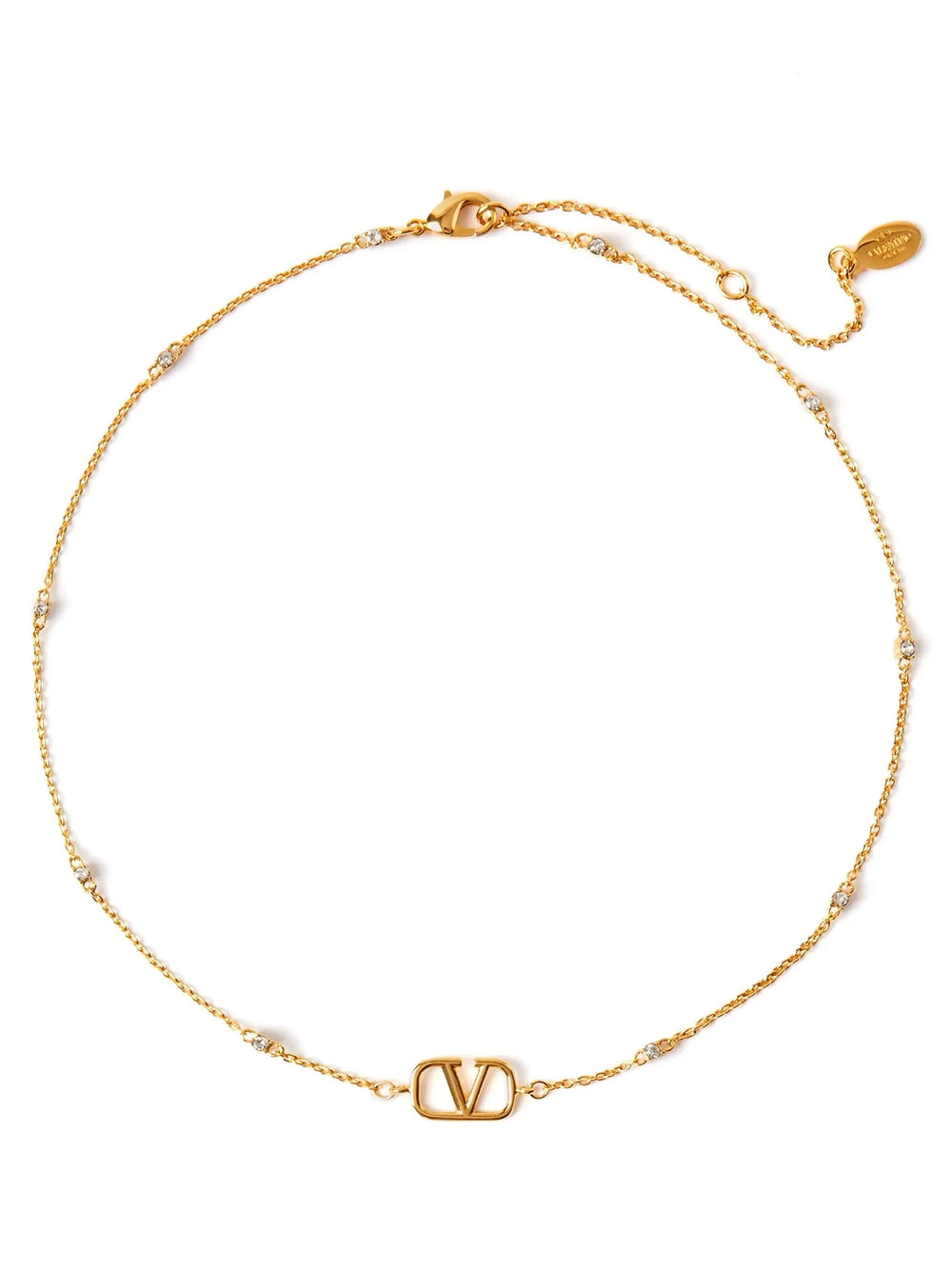 Valentino Garavani Gold Brass Necklace - One Size