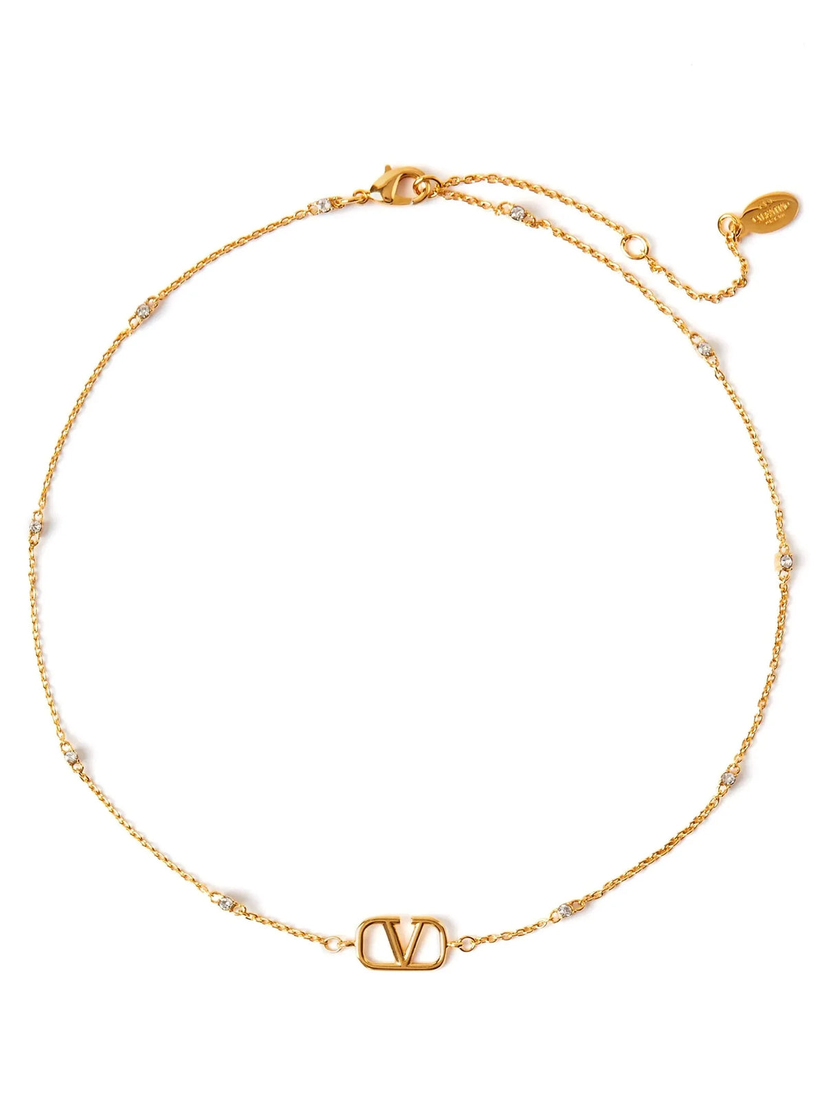 Valentino Garavani Gold Brass Necklace - One Size