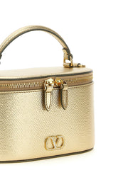 Valentino Garavani Gold Calfskin Handbag