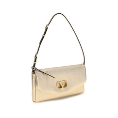 Valentino Garavani Gold Lamb Ovis Aries Aries Clutch Bag