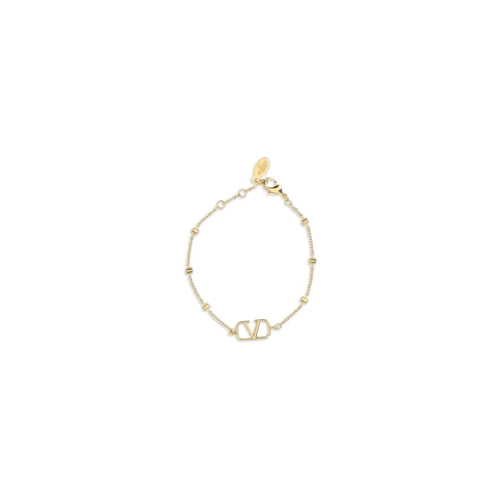 Valentino Garavani Gold Metal Bracelet - One Size - Bracelets