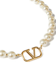 Valentino Garavani Gold Metal Necklace - One Size
