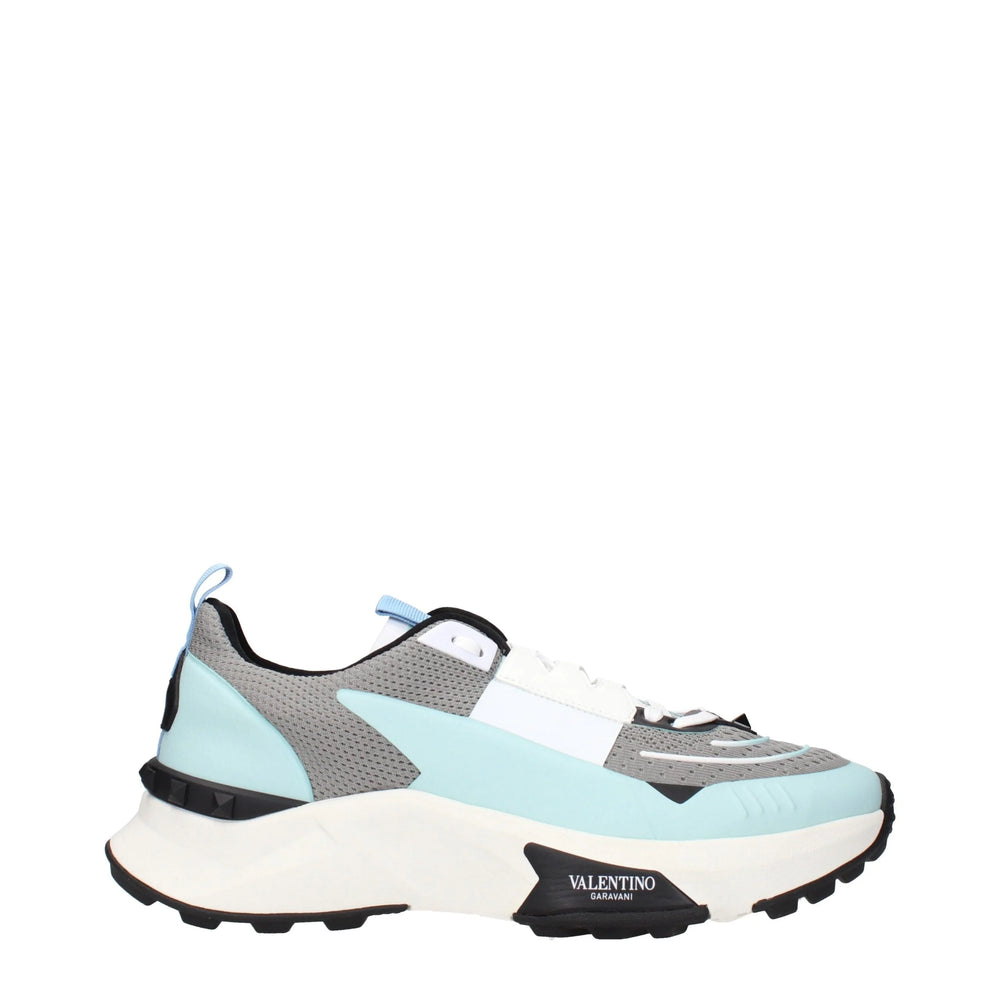 Scarpe sneakers athletic in tessuto grigio Valentino Garavani