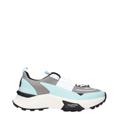 Scarpe sneakers athletic in tessuto grigio Valentino Garavani