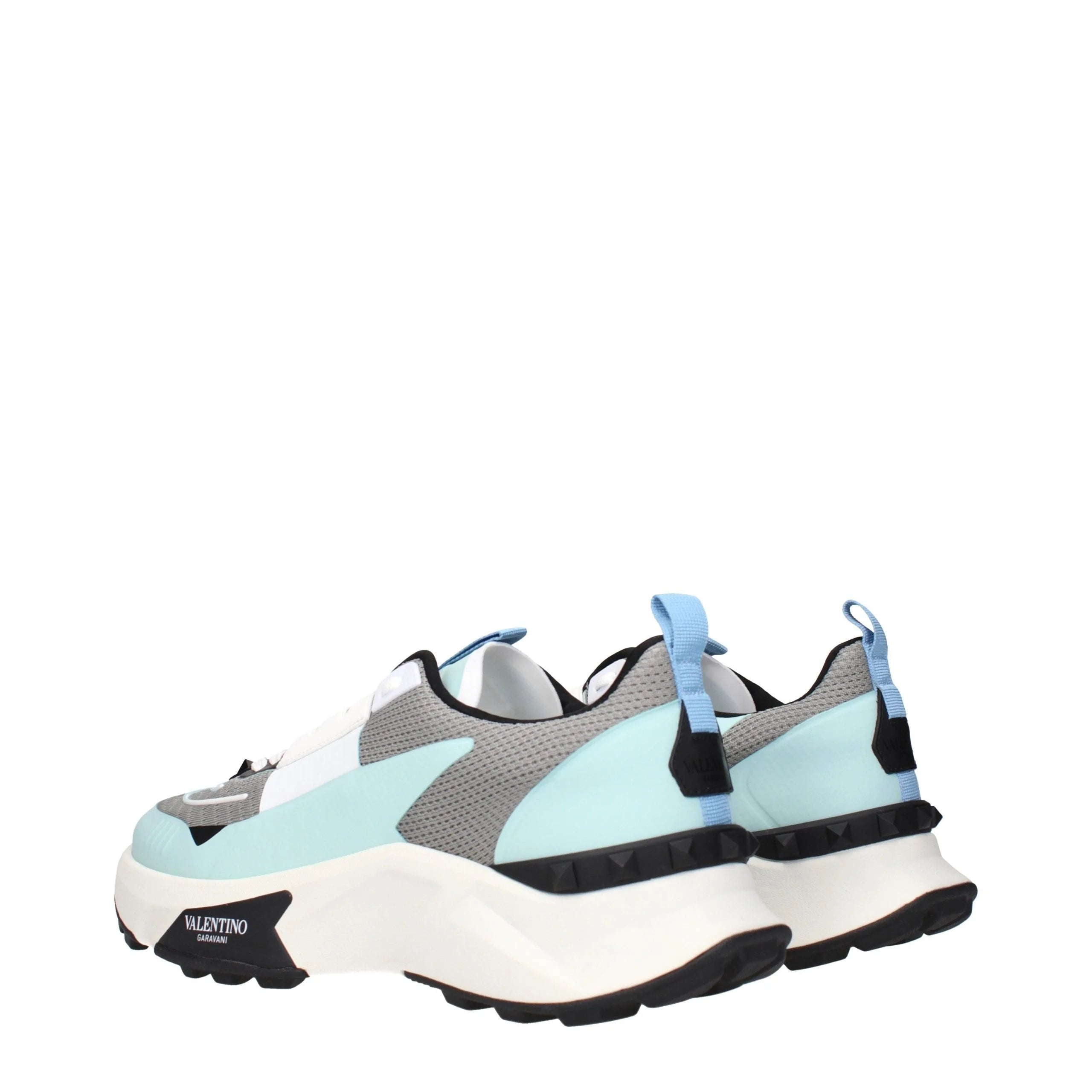 Scarpe sneakers athletic in tessuto grigio Valentino Garavani