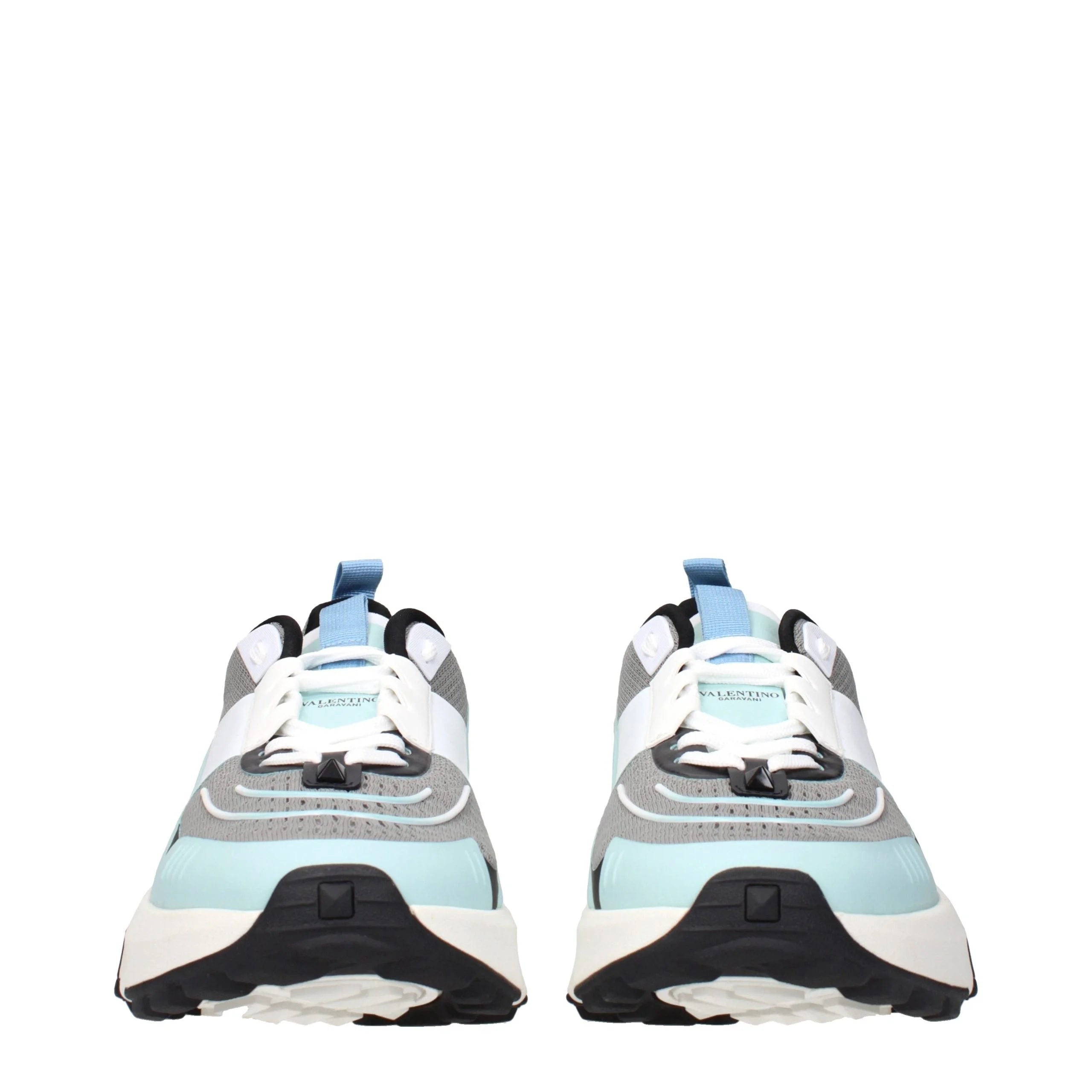 Scarpe sneakers athletic in tessuto grigio Valentino Garavani