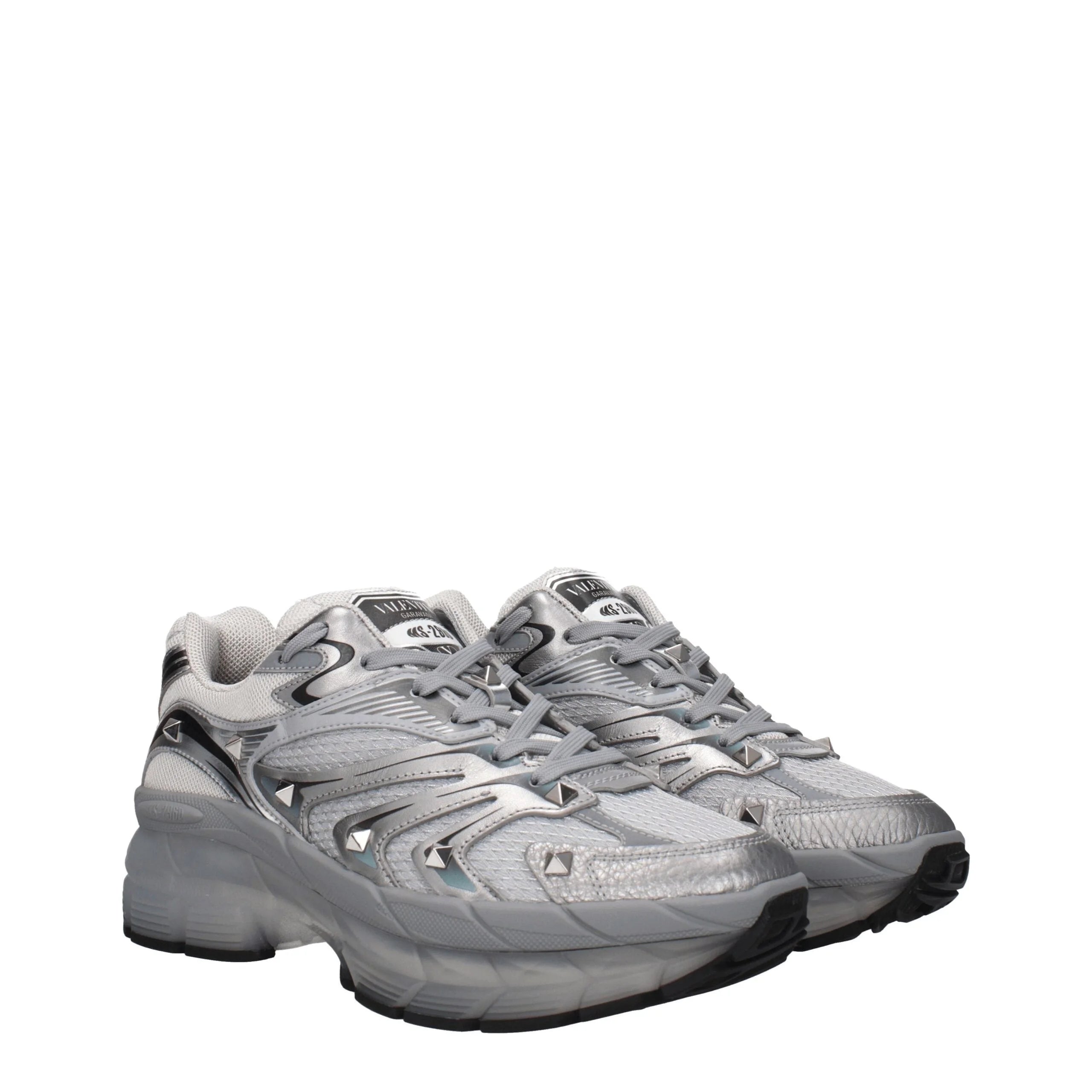 Valentino Garavani Gray Fabric Athletic Sneakers - EU39.5/US6.5