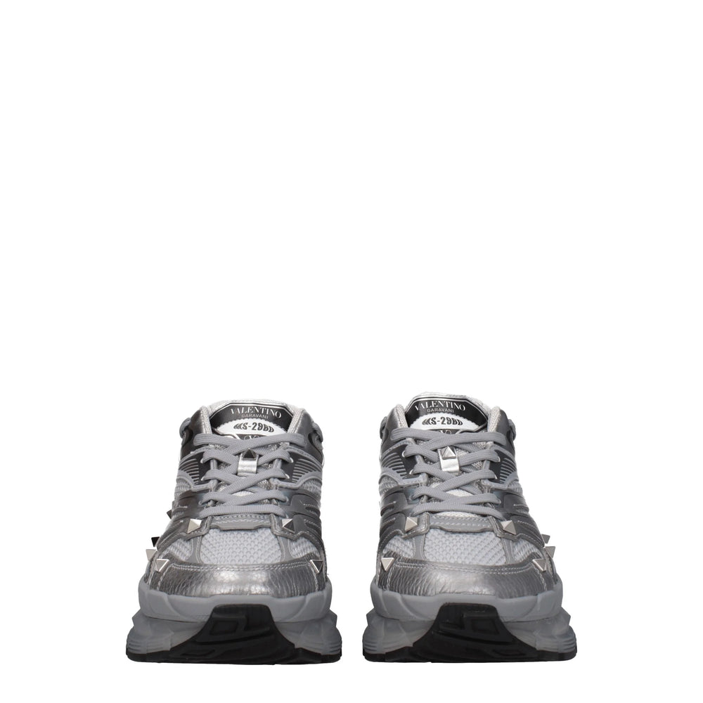 Valentino Garavani Gray Fabric Athletic Sneakers - EU39.5/US6.5