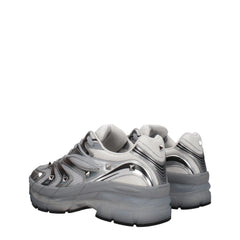 Valentino Garavani Gray Fabric Athletic Sneakers - EU39.5/US6.5 - Sneakers