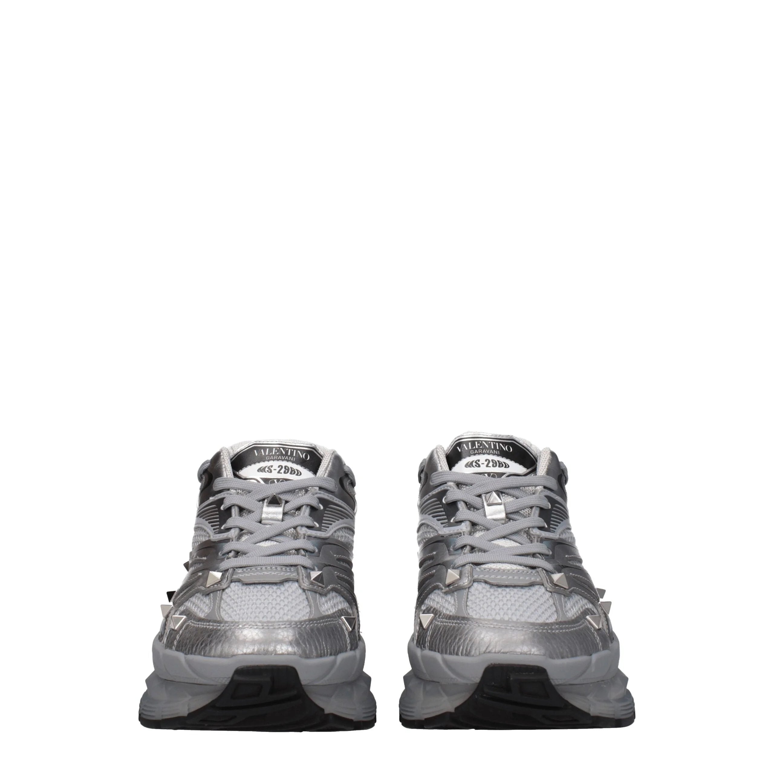 Valentino Garavani Gray Fabric Athletic Sneakers - EU39.5/US6.5