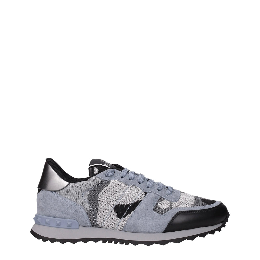 Valentino Garavani Gray Fabric Athletic Sneakers - EU40.5/US7.5