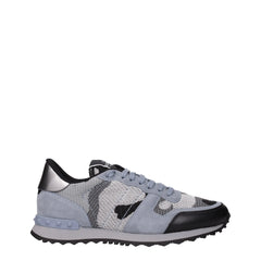 Valentino Garavani Gray Fabric Athletic Sneakers - EU40.5/US7.5