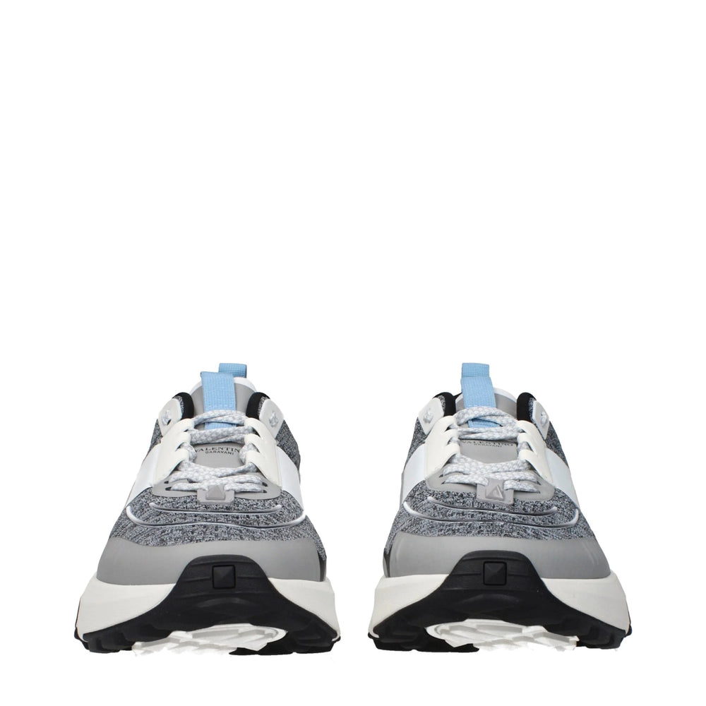 Valentino Garavani Gray Fabric Athletic Sneakers - EU41/US8