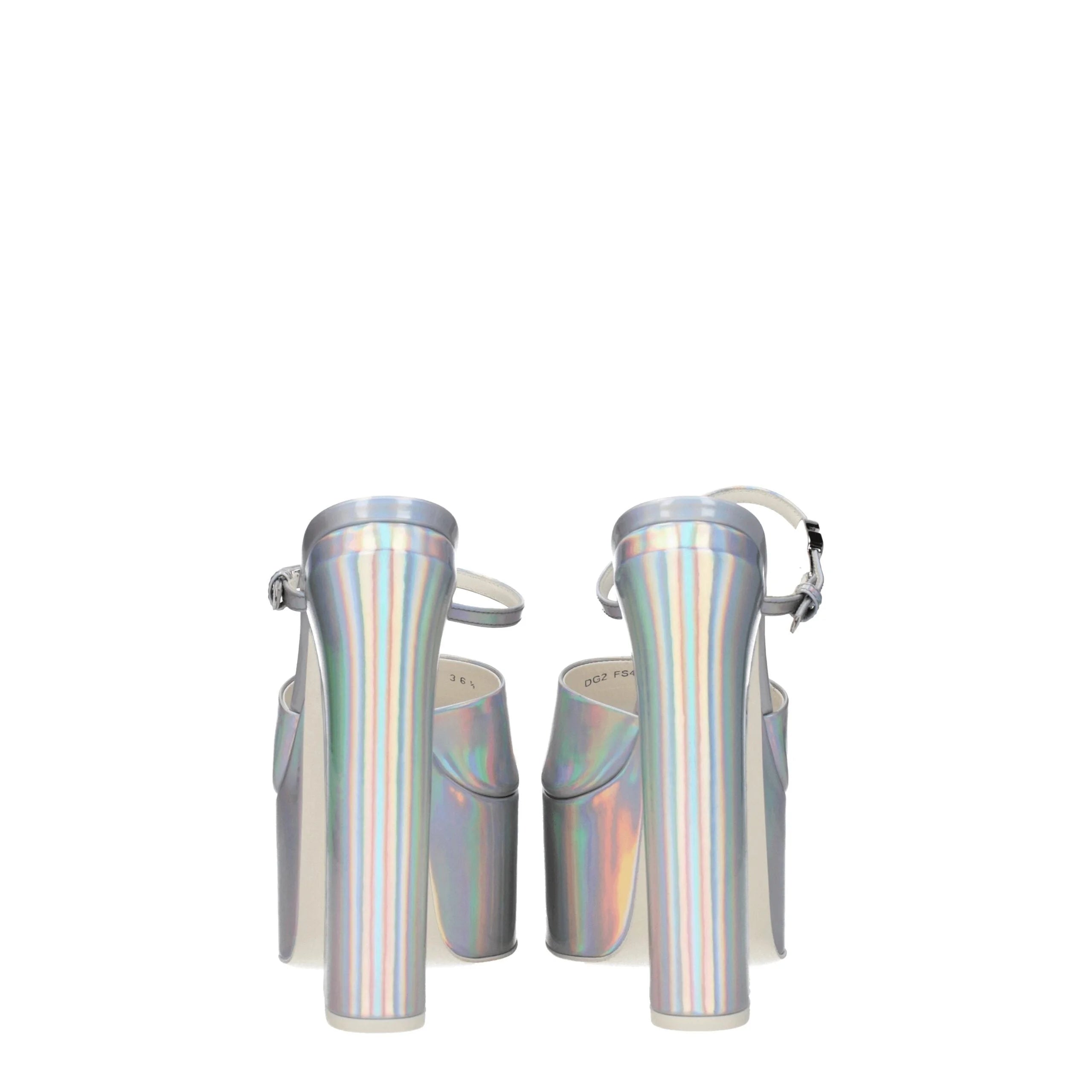 Valentino Garavani Gray Leather Platforms - EU38.5/US8.5