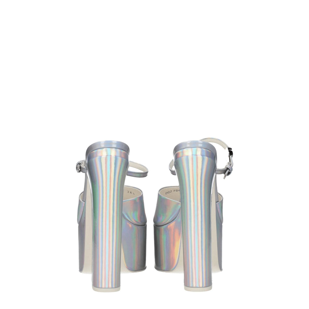 Valentino Garavani Gray Leather Platforms - EU38.5/US8.5