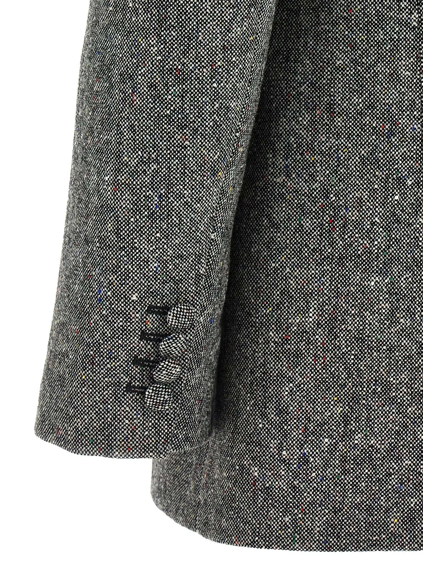 Valentino Garavani Gray Virgin Wool Blazer - IT40