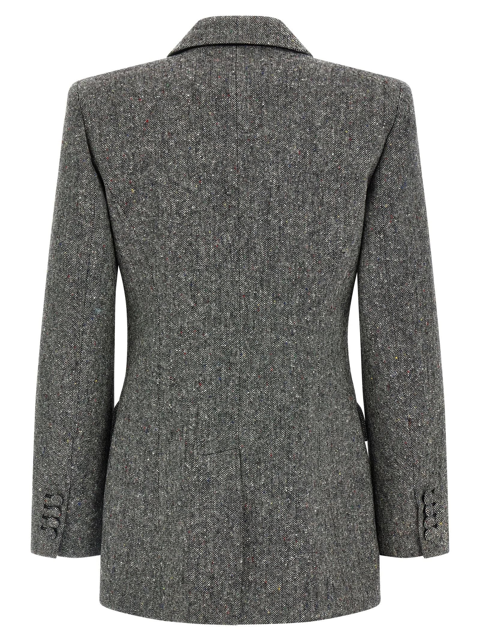 Valentino Garavani Gray Virgin Wool Blazer - IT40