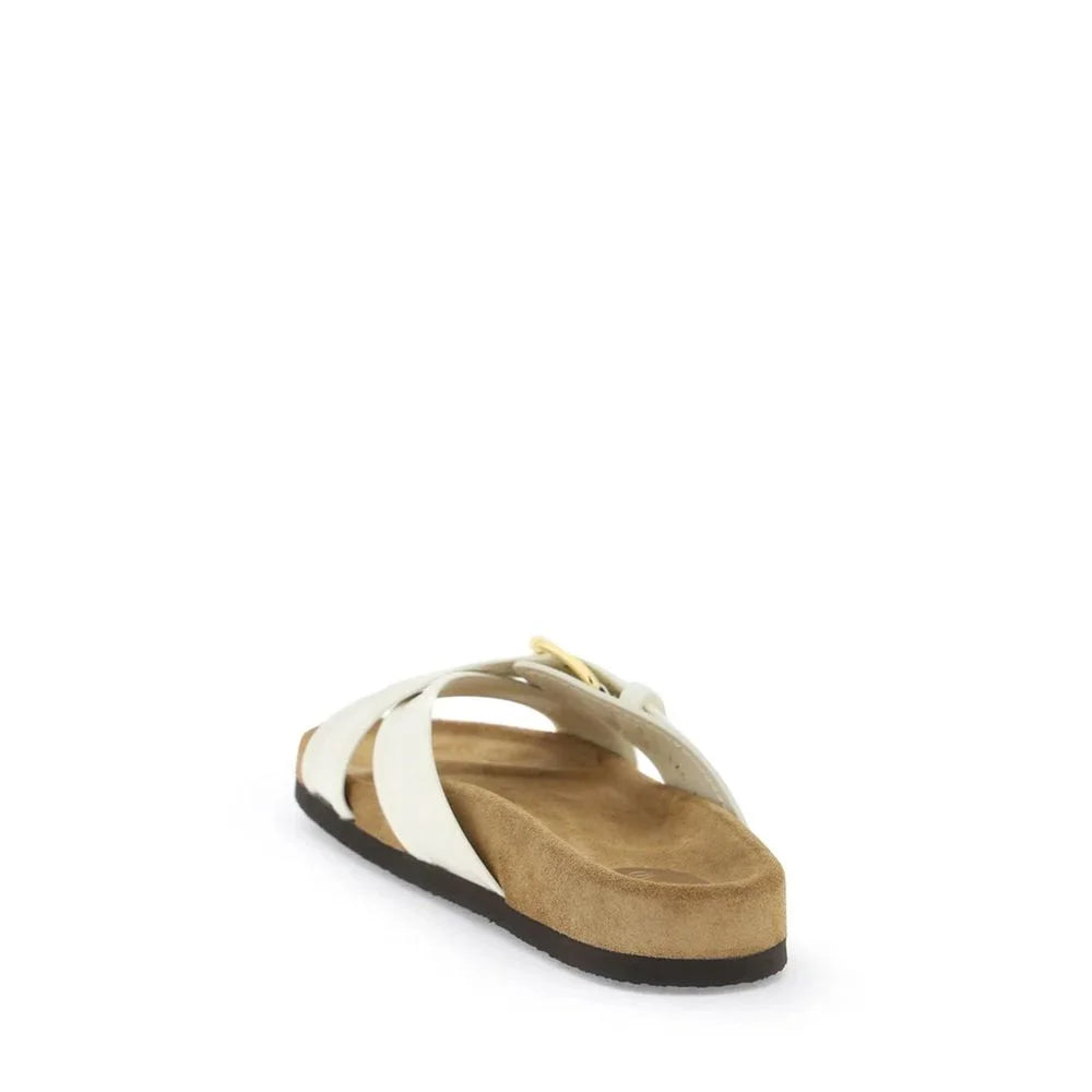 Valentino Garavani Leather Flat Sandals - Sandals