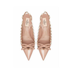 Valentino Garavani Leather Slingback Pumps - EU35/US5 - Heels
