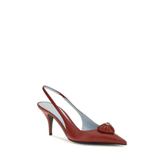 Bombas de tacón alto de piel de ternero multicolor Valentino Garavani Bos Taurus