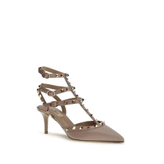 Valentino Garavani Multicolor Calf Leather Bos Taurus Mid Heel Pumps - EU38.5/US8.5