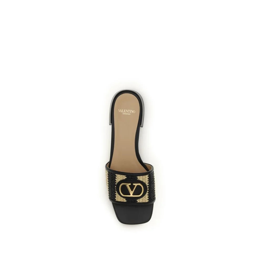 Valentino Garavani Multicolor Calf Leather Bos Taurus Sandals - EU38/US8