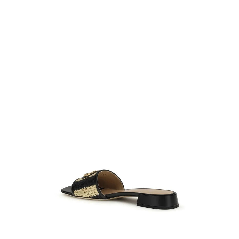 Valentino Garavani Multicolor Calf Leather Bos Taurus Sandals - EU38/US8