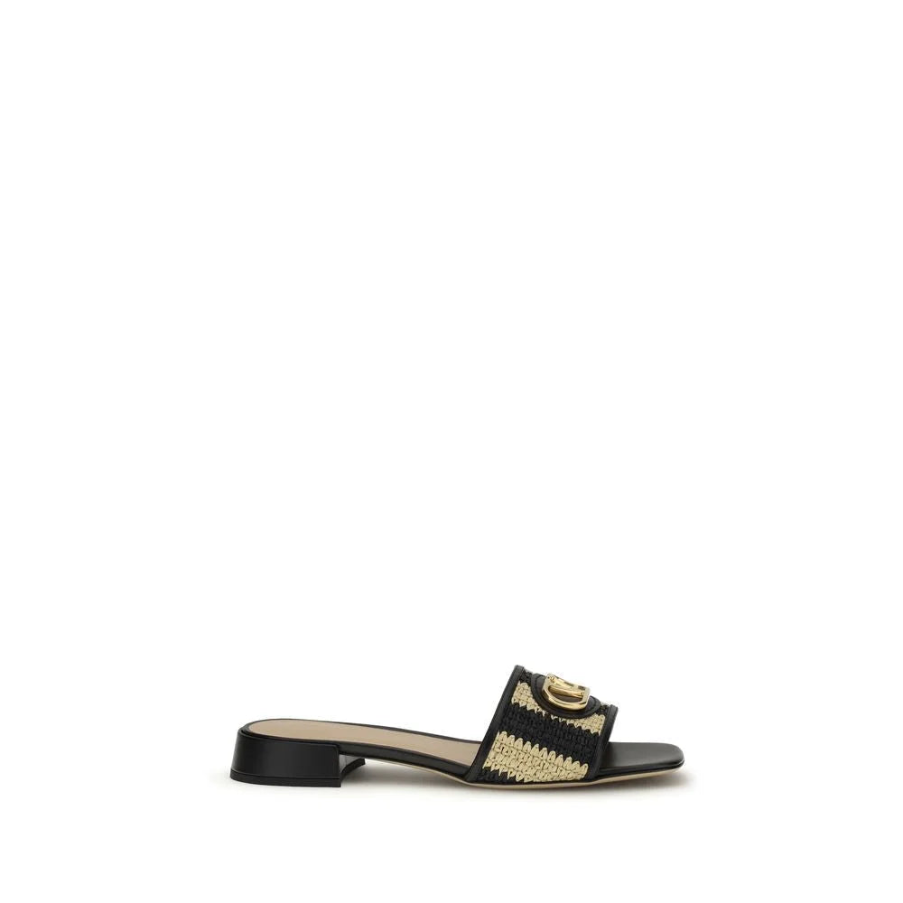 Valentino Garavani Multicolor Calf Leather Bos Taurus Sandals - EU38/US8