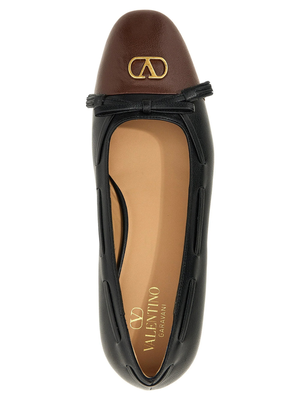Valentino Garavani Multicolor Calfskin Ballet Flats - EU43/US10