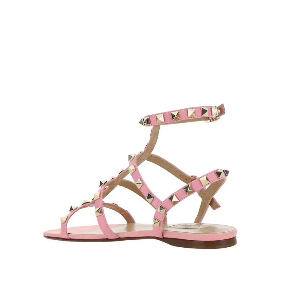 Valentino Garavani Multicolor Calfskin Flat Sandals - EU35.5/US5.5