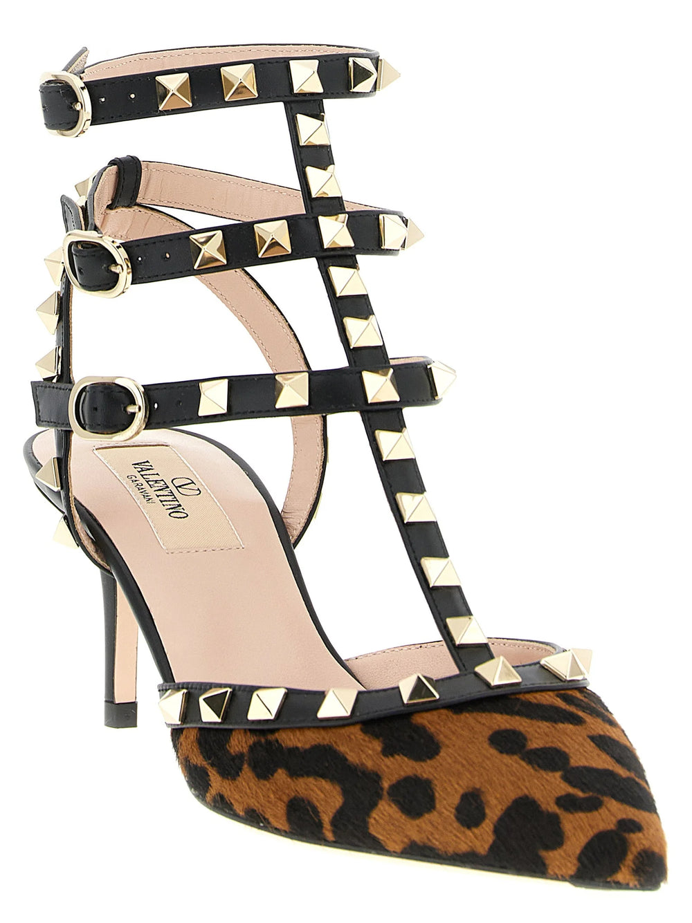 Valentino Garavani Multicolor Calfskin Mid Heel Pumps - EU35.5/US5.5