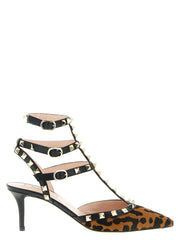 Valentino Garavani Multicolor Calfskin Mid Heel Pumps - EU35.5/US5.5