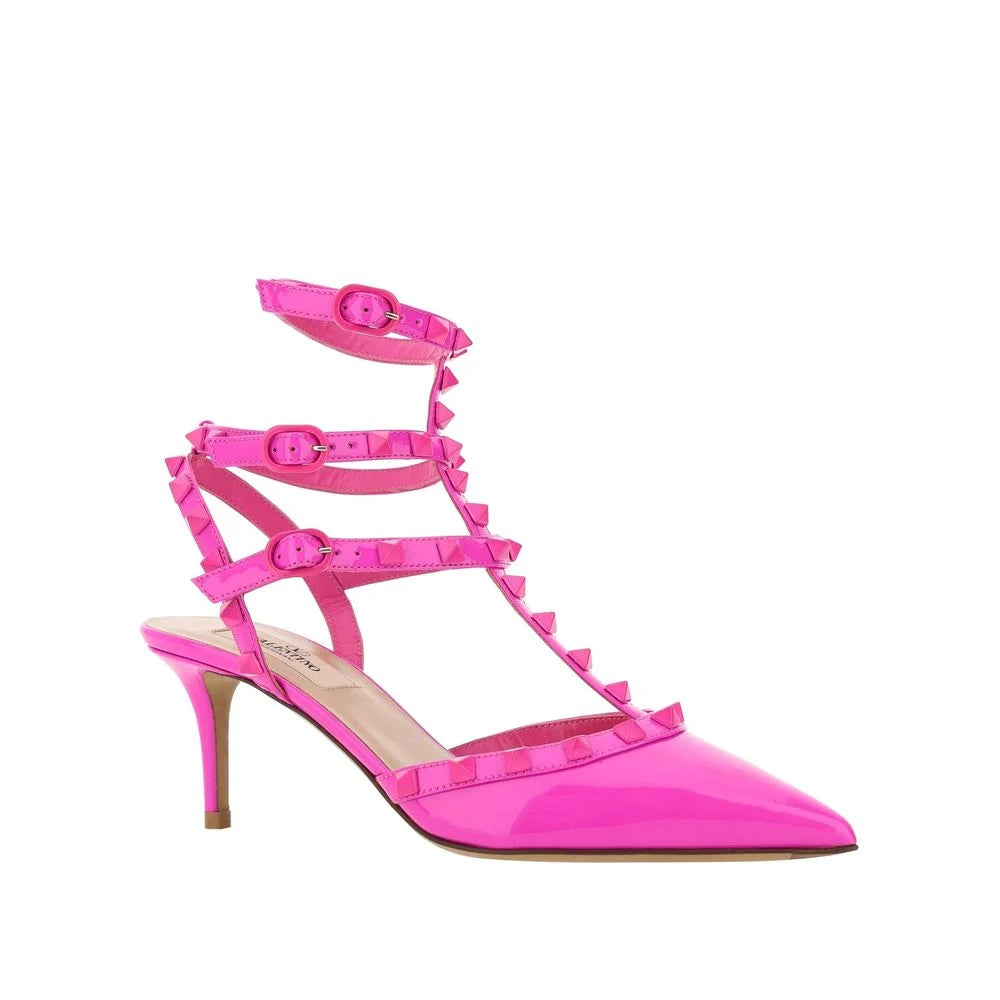 Valentino Garavani Multicolor Calfskin Mid Heel Pumps - EU36/US6
