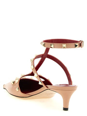 Valentino Garavani Multicolor Calfskin Mid Heel Pumps - EU39/US9