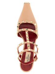 Valentino Garavani Multicolor Calfskin Mid Heel Pumps - EU39/US9