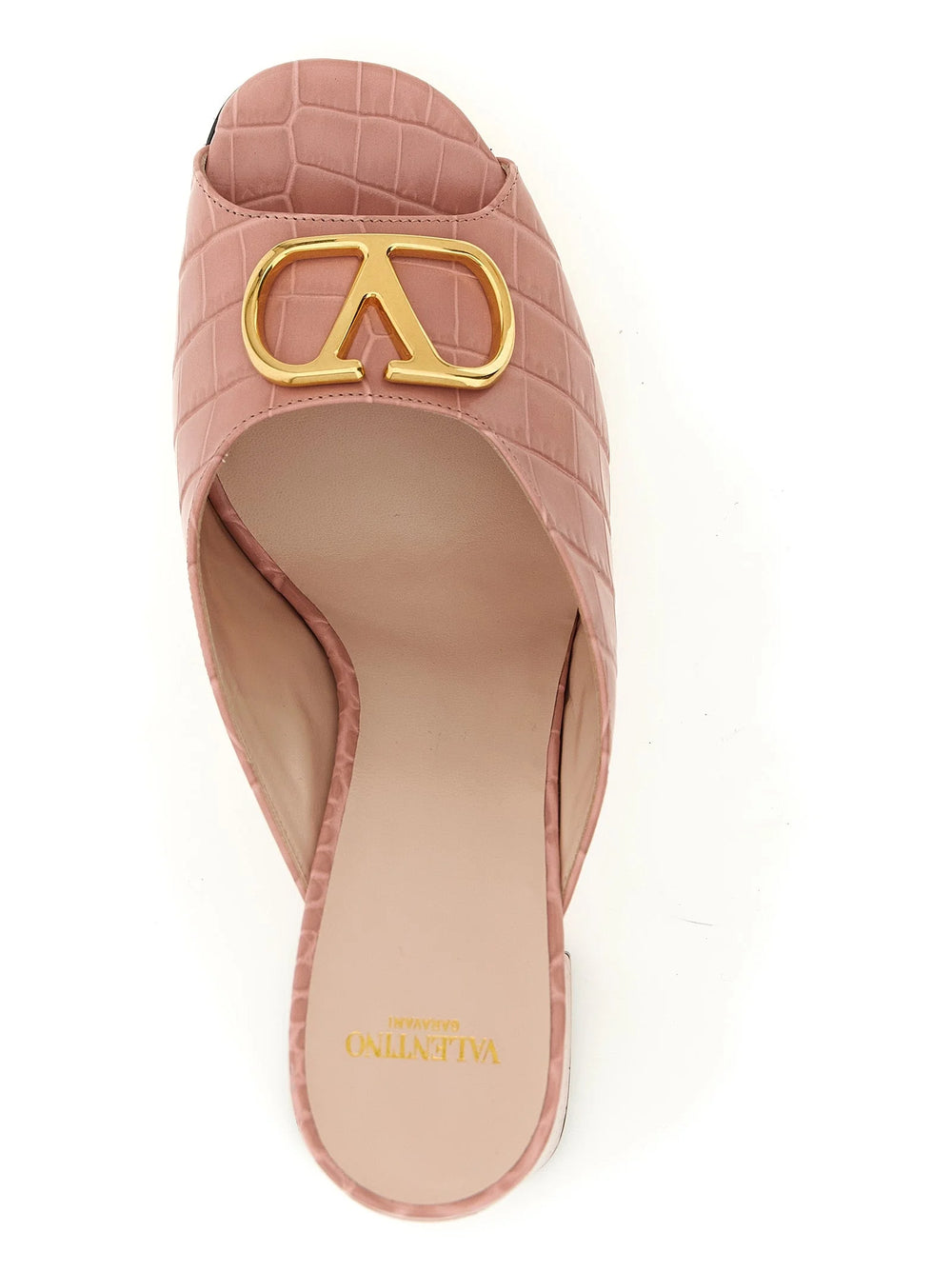 Valentino Garavani Multicolor Calfskin Stiletto Heel Sandals - EU35/US5