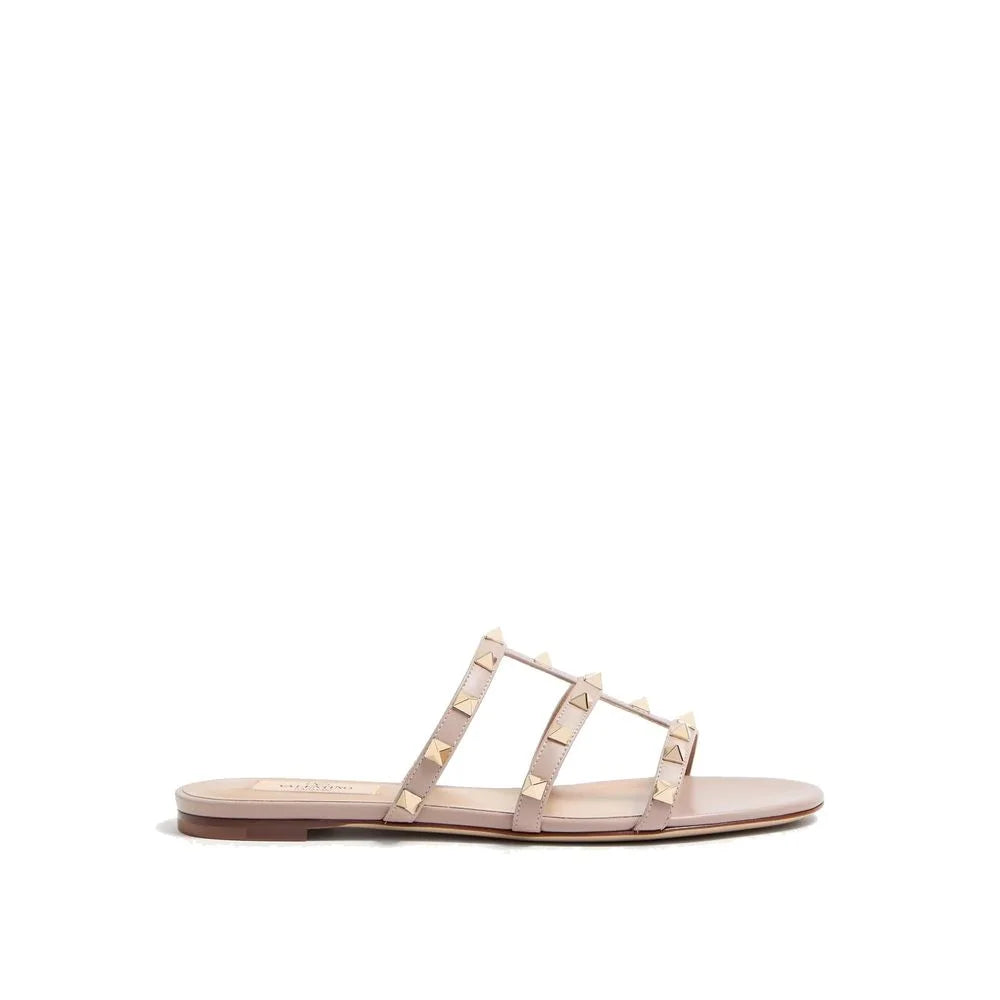 Valentino Garavani Multicolor Calfskin Strap-On Sandals - EU35.5/US5.5