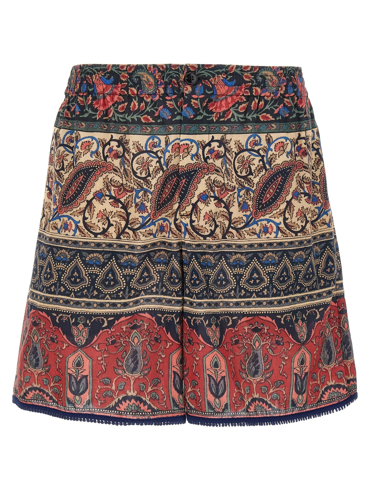 Valentino Garavani Multicolor Cotton Bermuda Shorts - XXL