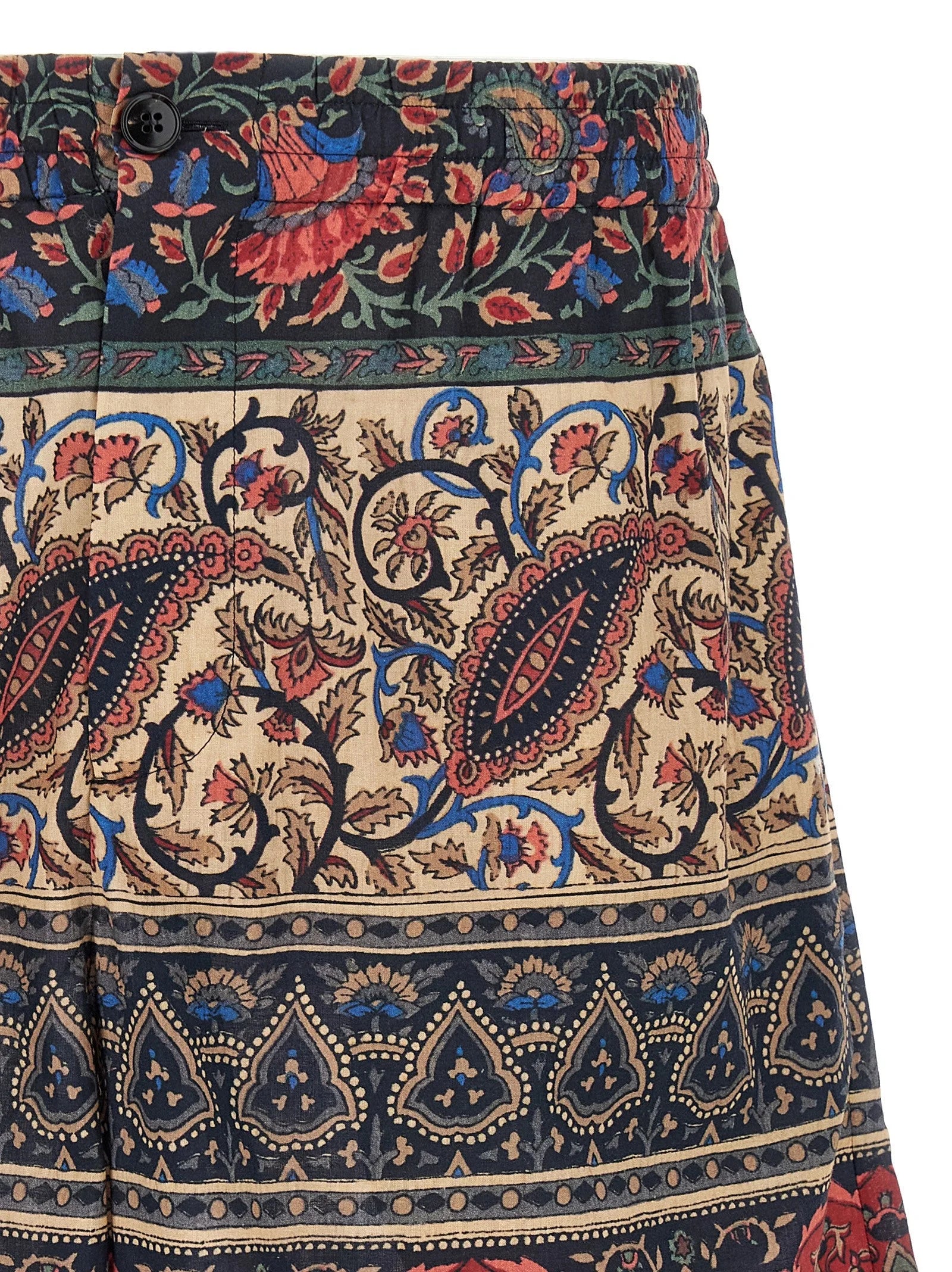 Valentino Garavani Multicolor Cotton Bermuda Shorts - XXL
