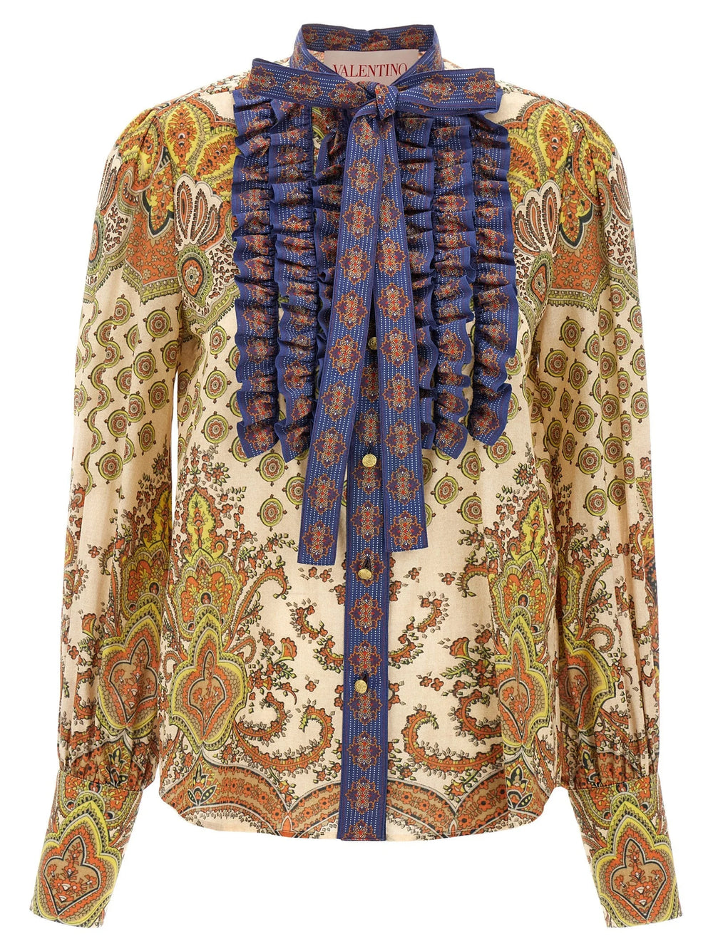 Valentino Garavani Multicolor Cotton Blouse - IT42