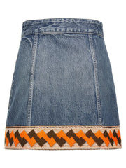Valentino Garavani Multicolor Cotton Long Skirt - IT38
