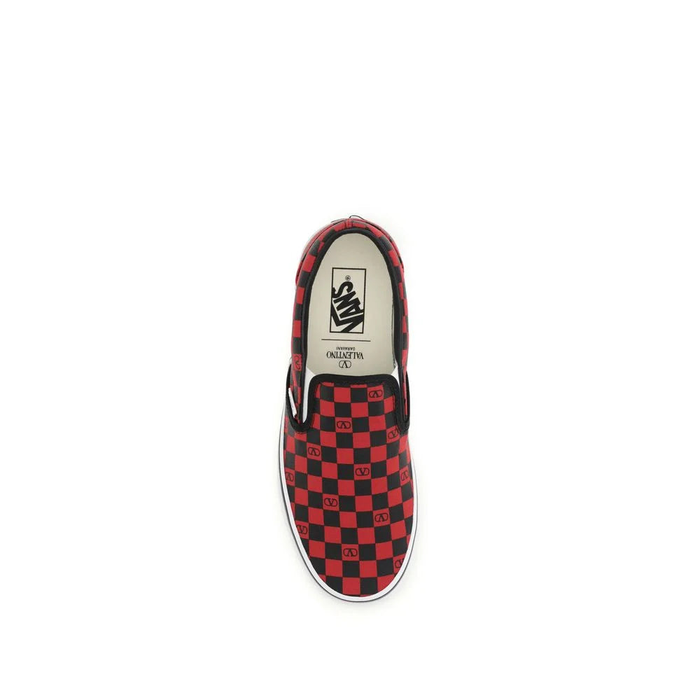 Valentino Garavani Mehrfarbige Sneaker aus Baumwolle mit niedrigem Schaft