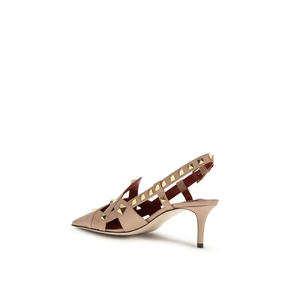Valentino Garavani Multicolor Goatskin Mid Heel Pumps - EU37.5/US7.5