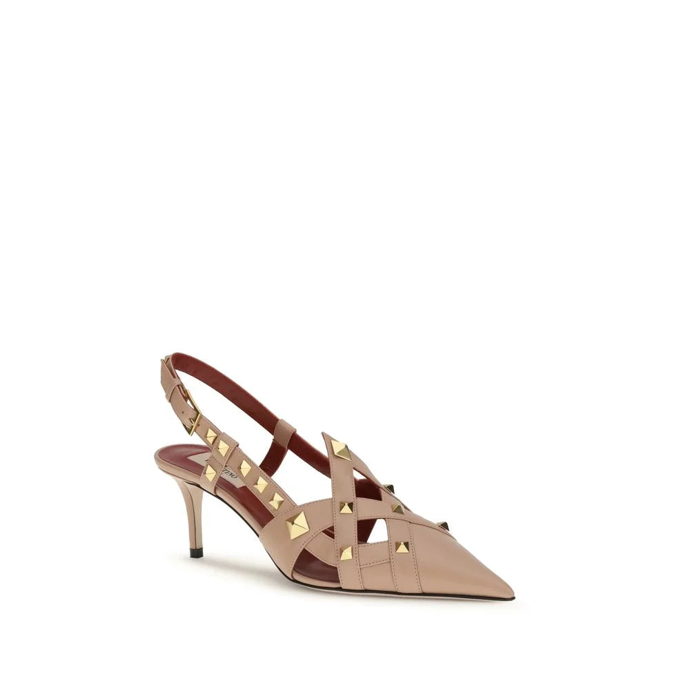 Valentino Garavani Multicolor Goatskin Mid Heel Pumps - EU37.5/US7.5