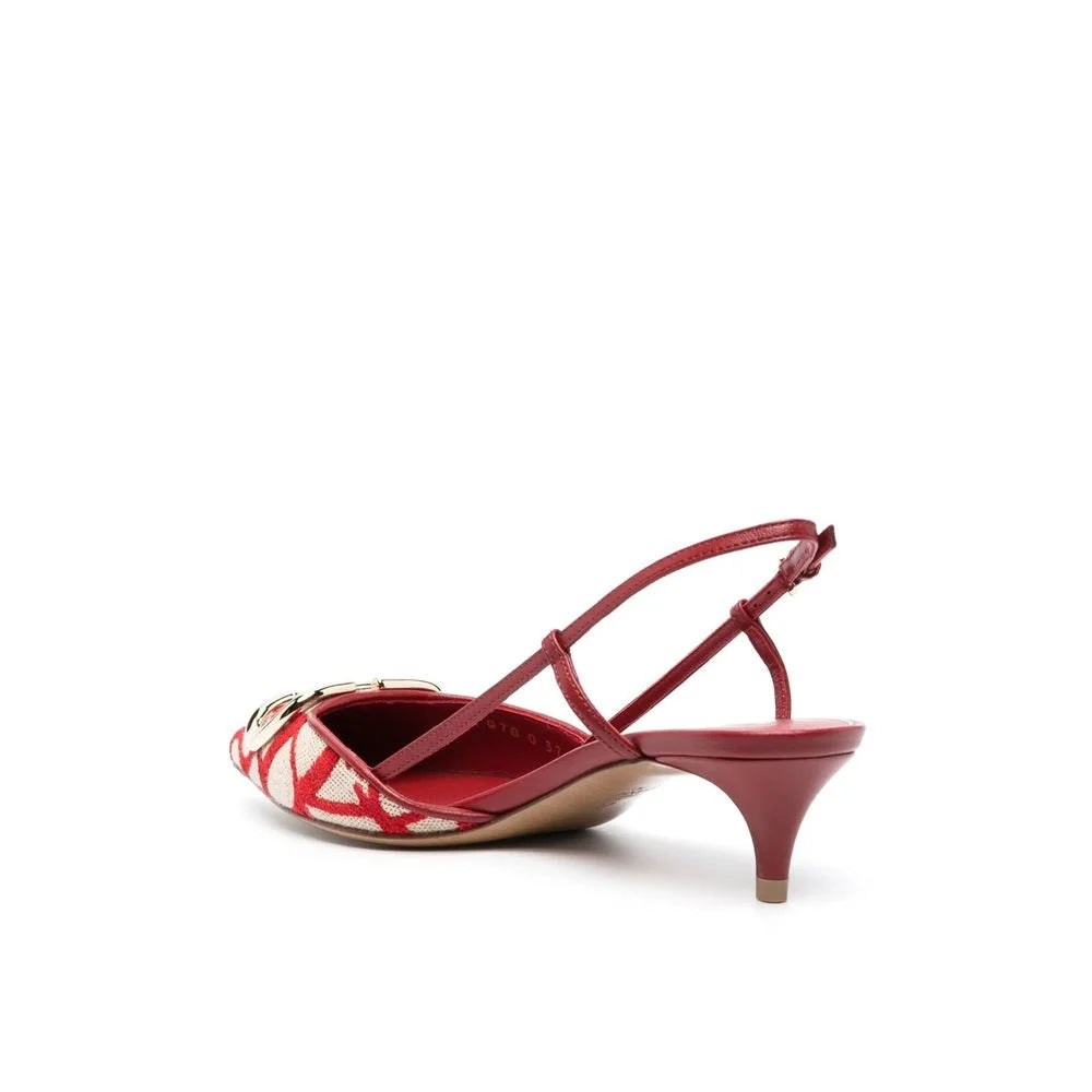Valentino Garavani Multicolor Leather Mid Heel Pumps - EU36/US6