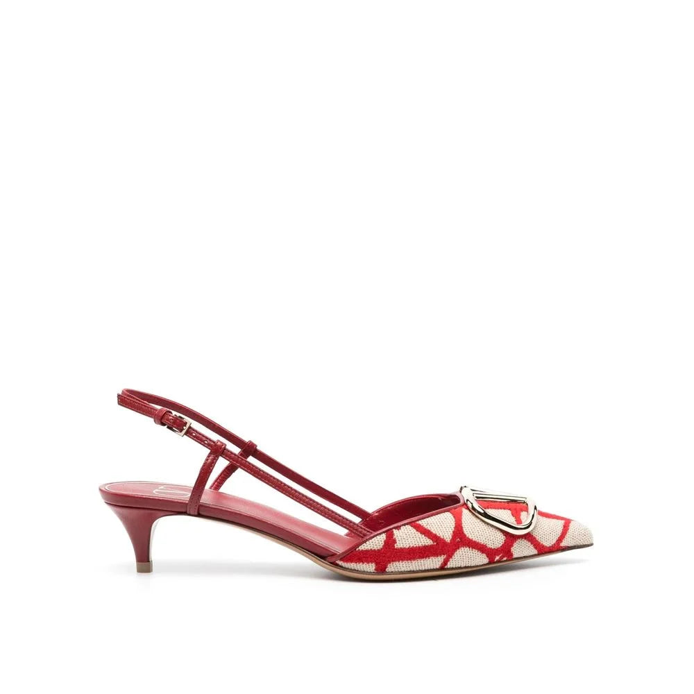 Valentino Garavani Multicolor Leather Mid Heel Pumps - EU36/US6