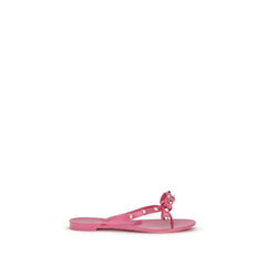 Valentino Garavani Multicolor Pvc Flat Sandals - EU39/US9