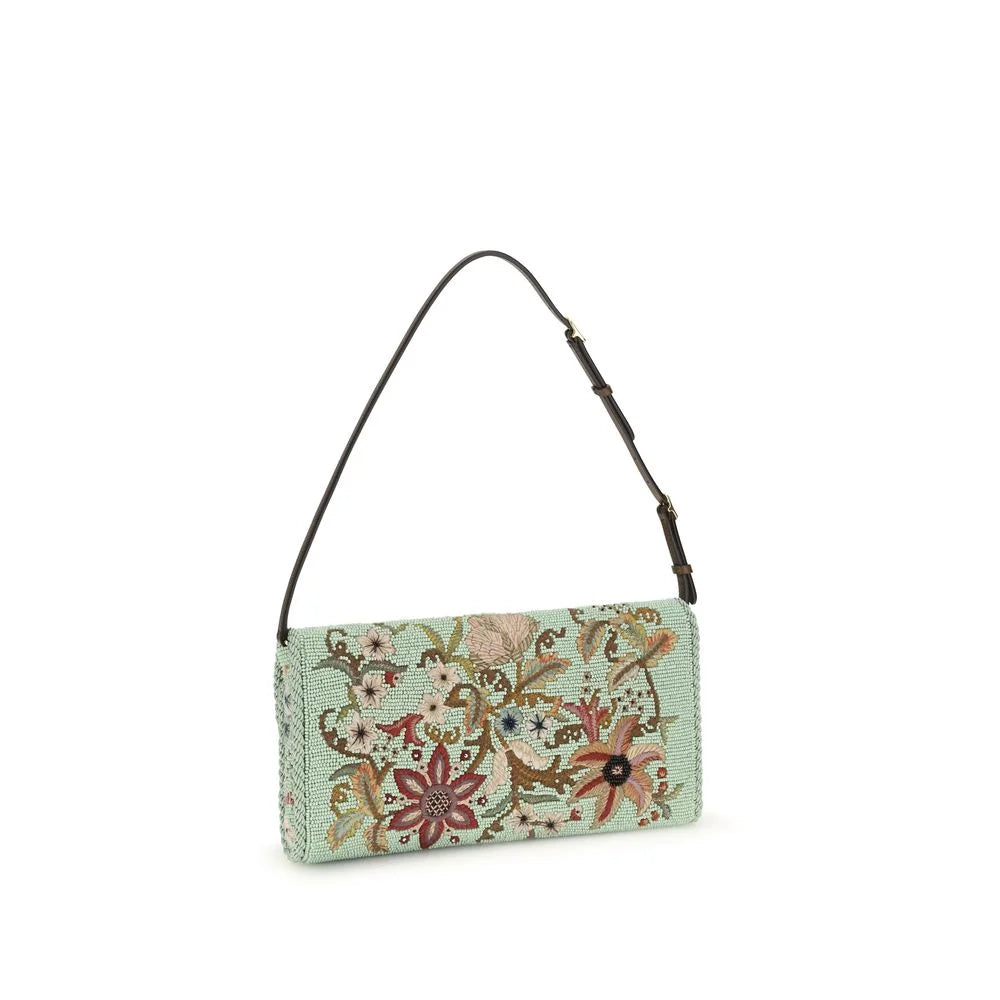 Valentino Garavani Multicolor Silk Clutch Bag