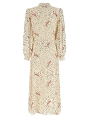 Valentino Garavani Multicolor Silk Midi Dress